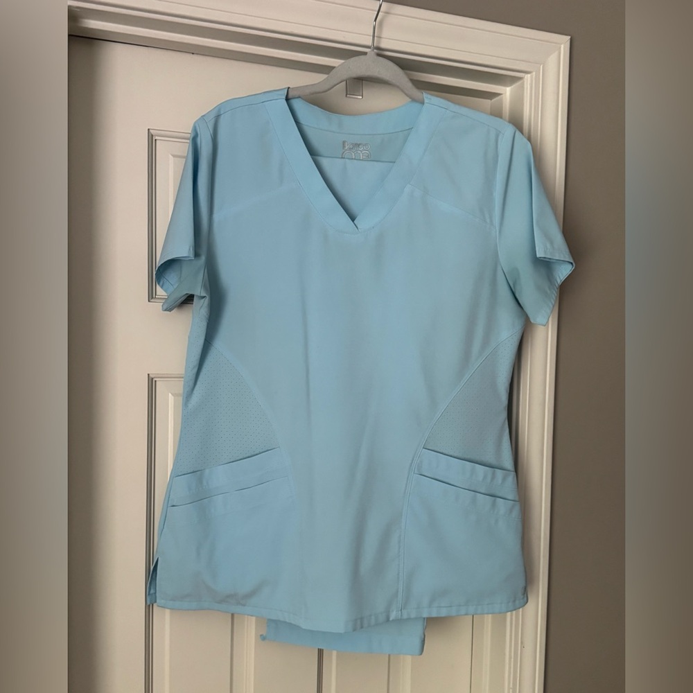 Barco Uniforms Light Blue Women's Short Sleeve Top